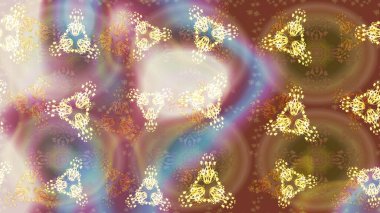 Çiçek süslemeli çizim deseni. Kahverengi, nötr ve bej renkli çiçekler. Raster illüstrasyonu.