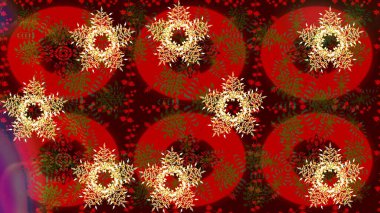 Raster Noel soyut renkli arka plan ve düşen kar tanesi. Kış soyut geçmişi. Kar taneli Noel arkaplanı. Raster illüstrasyonu.