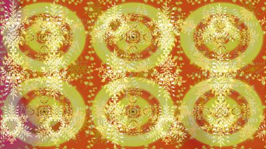 Kar tanesi rengarenk desen. Soyut kar taneleri arkaplanda izole edilmiş düz dizayn. Raster kar taneleri arka planda. Kar taneleri deseni. Raster illüstrasyonu.