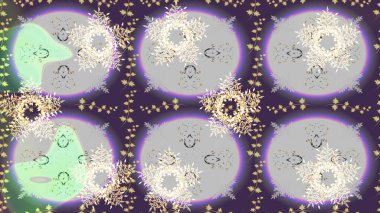 Tarafsız, mor ve gri renklerde. Çiçekli güzel suluboya desen. Raster illüstrasyonu.