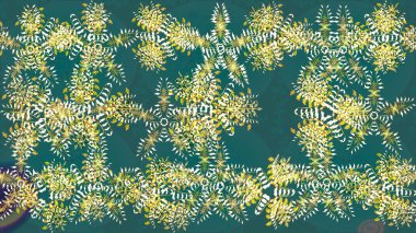 Noel süsleri ve Noel süsleri. Raster Noel soyut renkli arkaplan ve düşen kar tanesi.