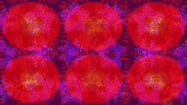 Kusursuz desenli, modaya uygun kumaş deseni. Raster illüstrasyonu. Düz Çiçek Elementleri Tasarımı. Şirin çiçek elementleri. Renkli Bahar Teması Kusursuz Arkaplan.