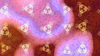 Düz kar karalama ikonları, kar taneleri pembe, nötr ve kırmızı renkler noel afişi, kartlar. Güzel soyut kar tanesi raster tasarımı. Yeni yıl kar tanesi.