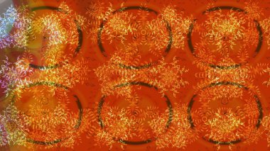 Raster illüstrasyonu. Raster kar taneleri arka planda. Soyut kar taneleri arkaplanda izole edilmiş düz dizayn. Kar taneleri deseni. Kar tanesi renkli desen.