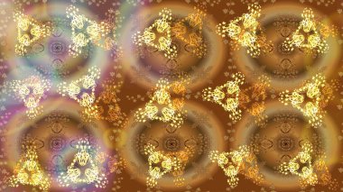 Kahverengi ve bej renkli çiçeklerle çizilmiş çiçek deseni. Suluboya tarzında kahverengi ve bej renkte çiçekler.