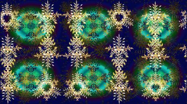 El çizimi Noel Raster illüstrasyonu. Yeni yıl dekoratif kar taneleri arka planı. Kış Kar Taneleri Karalamaları.