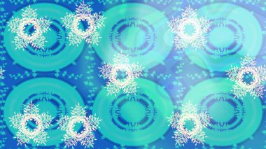 Yeni yıl kar tanesi. Güzel soyut kar taneleri raster tasarımı. Düz kar karalama ikonları, kar taneleri maviler içinde siluet, noel afişi için tarafsız ve beyaz renkler, kartlar.