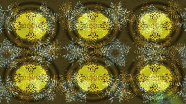 Kar tanesi raster arka planı. Meteoroloji buz koleksiyonu. Raster skeci. Kış kahverengisi, yeşil ve sarı noel kar kristal elementi. Xmas don kar taneleri izole edilmiş siluet sembolü.