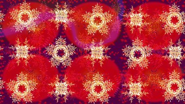 Raster illüstrasyonu. Kar tanesi rengarenk desen. Kar taneleri deseni. Soyut kar taneleri arkaplanda izole edilmiş düz dizayn. Raster kar taneleri arkaplanı.