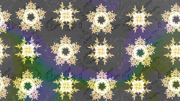 Retro stil dokusu, şablon kış elementleri. Modern tasarım posteri, kapak, kart tasarımı gri, yeşil ve bej renkli. Son moda kar taneleri ve elementler onun kartlarını gösteriyor. Kar taneleri tasarımı.