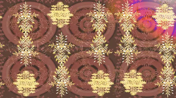 Raster kar taneleri arka plan. Snowflakes desen. Raster resim. Renk arka plan üzerinde izole soyut kar taneleri ile düz tasarım. Kar tanesi renkli desen.