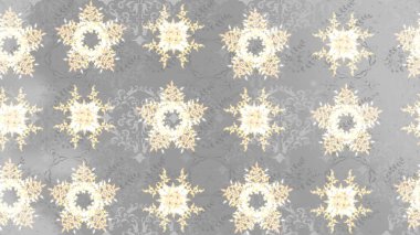 Kar tanesi rengarenk desen. Kar taneleri deseni. Raster illüstrasyonu. Raster kar taneleri arka planda. Soyut kar taneleri arkaplanda izole edilmiş düz tasarım.