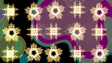 Kar tanesi raster arka planı. Xmas Frost kar taneleri izole edilmiş siluet sembolü. Raster tasarımı. Meteoroloji buz koleksiyonu. Kış kahverengisi, siyah ve mor noel Kar yassı kristal element.