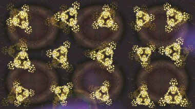 Farklı kar taneleri toplayıcısı, kahverengi, gri ve mor renkte kış elementleri. Raster Noel soyut renkli arkaplan ve tatlı kar tanesi.