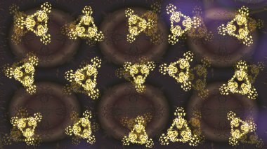 Basit bir kar tanesi. Kahverengi, gri ve mor renkli şirin kar taneleri. Soyut duvar kâğıdı, ambalaj dekorasyonu. Kışın sembolü, mutlu noeller, mutlu yeni yıl kutlaması Raster illüstrasyonu..