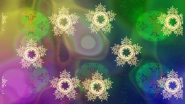 Kar taneleri deseni. Noel Kar Taneleri Arkaplanı. Şirin desen. Raster Noel soyut renkli arka plan ve tatlı kar tanesi. Raster illüstrasyonu.