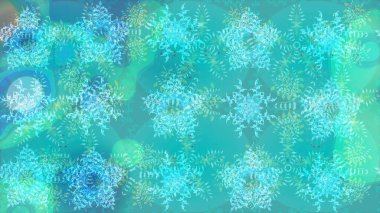 Raster skeci. Xmas Frost kar taneleri izole edilmiş siluet sembolü. Kış mavisi, yeşil ve nötr noel kar kristal elementi. Meteoroloji buz koleksiyonu. Kar Tanesi raster arkaplanı.