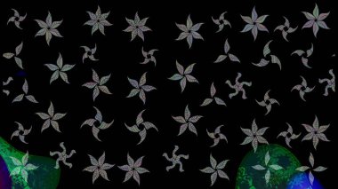 Siyah ve gri renkli siyah kar taneleri olan bir Noel kartı. Kar taneleri arka planda. Kış kartı Mutlu Noeller, yeni yıl ve mutlu bayramlar..