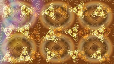 Sevimli çiçek raster deseni. Kusursuz Renksiz Bahar Temalı Kusursuz Arkaplan. Düz Çiçek Elementleri Tasarımı. Kahverengi renkte çiçekler.