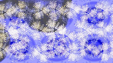 Xmas Frost kar taneleri izole edilmiş siluet sembolü. Kar tanesi raster arka planı. Raster skeci. Kış nötr, menekşe ve mavi noel kar düz kristal elementi. Meteoroloji buz koleksiyonu.