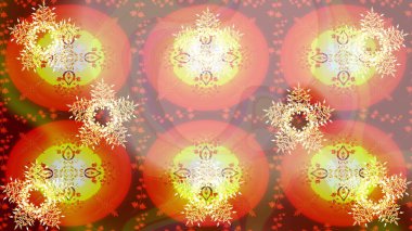 Kar taneleri tasarımı. Son moda kar taneleri ve elementler onun kartlarını gösteriyor. Retro tarzı, kış elementleri. Modern soyut tasarım posteri, kapak, kart tasarımı nötr, bej ve turuncu renkler.