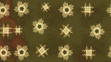Mandalas 'ın dekoratif dokusu. Raster illüstrasyonu. Stilize Çiçekler. Tekstil için Lacy Fashion Print. Lace Snowflakes 'in etnik kökü. Folk Style. Kumaş veya Duvar Kağıdı için Tasarım.