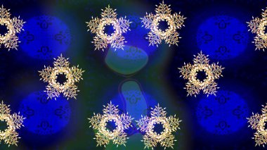 Mavi, siyah ve gri renkler üzerine şirin soyut kar tanesi raster tasarımı. Yeni yıl kar tanesi. Düz kar karalama ikonları, kar taneleri silueti Noel afişi için, kartlar.