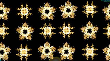 Raster illüstrasyonu. Ağ için güzel bir kar tanesi simgesinin basit bir çizimi. Güzel kar tanesi ikonu. Renkli arka planda izole tatlı kar taneleri.