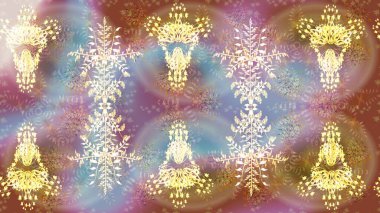 Meteoroloji buz koleksiyonu. Kış Noel 'inde kar bembeyaz kristal element. Kar Tanesi raster ikonu arka plan nötr, kahverengi bej rengi. Xmas Frost kar taneleri izole edilmiş siluet sembolü. Raster..