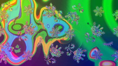 Noel doodle desen kar taneleri, raster arka plan ile. Raster illüstrasyon.