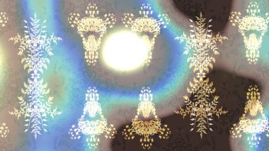 Düz kar doodle simgeler, kar siluet Noel afiş, kartları için mavi, gri ve nötr renklerde pul. Yeni yıl kar tanesi. Şirin soyut kar tanesi raster tasarım.