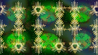 Renkli arka plan üzerinde izole suluboya kar taneleri. Kış sembolü. Kış. Raster illüstrasyon.