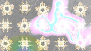 Gri çiçekli eskiz deseni, suluboya çiçek deseni, sevimli çiçek, duvar kağıdı, kart ya da kumaş için fayanslı. Raster - stok.