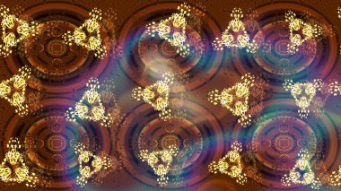 Kar tanesi süs desen. Snowflakes desen. Kar taneleri arka plan. Arka plan üzerinde izole soyut kar taneleri ile düz tasarım. Raster illüstrasyon.