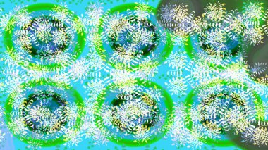 Kar taneleri tasarımı. Son moda kar taneleri ve elementler onun kartlarını gösteriyor. Retro stil dokusu, şablon kış elementleri. Modern tasarım posteri, kapak, kart tasarımı mavi, yeşil ve nötr renkler.