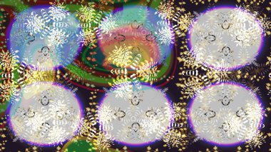 Desen snowflakes.raster Noel soyut renkli arka plan ile düşen kar tanesi. Raster illüstrasyon.