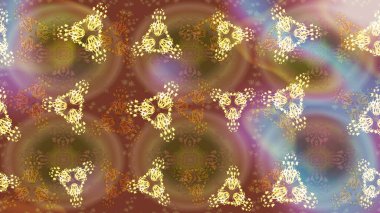 Küçük çiçekteki sevimli çiçek deseni. Kahverengi ve nötr renkte çiçekler.