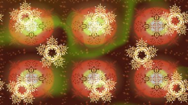 Raster illüstrasyonu. Kahverengi renklerde. Soyut çiçek çizim kalıbı arka planı. Küçük çiçekteki sevimli çiçek deseni. Raster deseni.