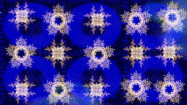 Mavi, siyah ve nötr renklerde şirin soyut kar taneleri raster tasarımı. Düz kar karalama ikonları, yılbaşı afişi için kar taneleri silueti, kartlar. Yeni yıl kar tanesi.