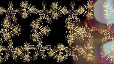 Kızılderili desenli desenli desenli şal deseni. Etnik Mandala süsü. Raster Henna dövme stili. Tekstil, tebrik kartı, boyama kitabı, telefon kılıfı baskısı için kullanılabilir.