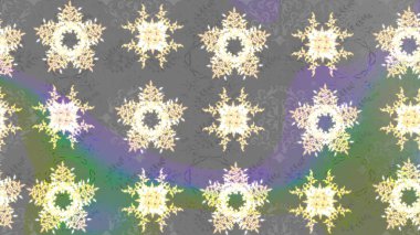 Soyut etnik raster çizim kalıbı. Kabile sanatı boho baskısı, klasik çiçek arkaplanı. Arkaplan dokusu, duvar kağıdı, gri renkli çiçek teması.