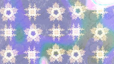 Çiçeksel fantezi tasarımı ve parlak bir arka plan çizimi. Renkli Bahar Teması eskiz kalıbı. Düz Çiçek Elementleri Tasarımı.