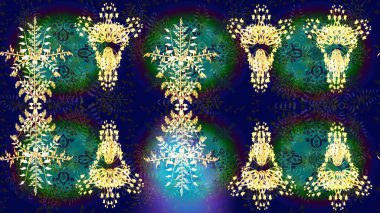 Elle çizilmiş sonbahar çiçeği deseni. Renkli mavi çizim kalıbı. Doodle tarzı. Tekstil ve kapak tasarımı için mükemmel. Mavi renkte çiçekler.