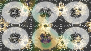 Kar Taneleri Karalamaları. Yeni yıl dekoratif kar taneleri arka planı. El çizimi Noel Raster illüstrasyonu.