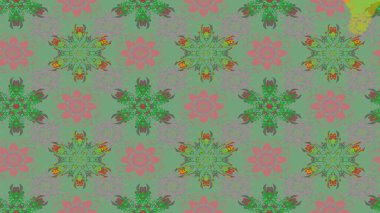 Çiçekli bahar çiçekleri. Küçük çiçekte güzel bir desen. Küçük renkli çiçekler. Moda baskıları için zarif bir şablon. Motley illüstrasyonu.