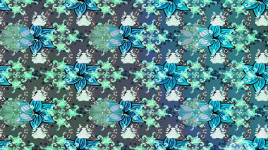 Küçük çaplı çiçeklerdeki basit şirin desenler. Tekstil veya kitap kapakları, imalat, duvar kağıtları, baskı, hediye paketi ve yapıştırma kitabı için çiçek eskizi geçmişi. Raster illüstrasyonu.