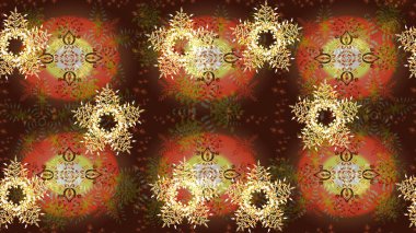 Raster güzel bir çiçek deseni çizmiş. Bahar mevsimi. Tatil havası. Nazik romantik baskı. Kahverengi renkte çiçekler.