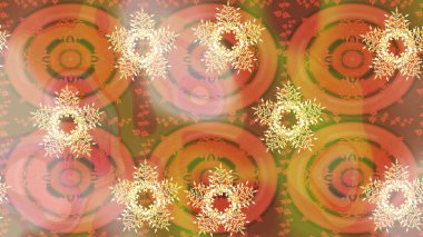 Turuncu renkli çiçekler. Çiçekli karalama şeklinde Raster çiçek deseni. Nazik, narin çiçek arkaplanı.