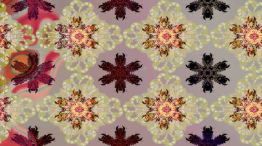 Kar taneleri tasarımı. Son moda kar taneleri ve elementler onun kartlarını gösteriyor. Retro tarzı doku, soyut kış elementleri. Süper tasarım posteri, kapak, bej renkli kart tasarımı.