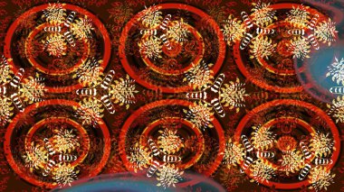 Basit bir kar tanesi. Kahverengi renkte şirin bir kar tanesi. Soyut duvar kâğıdı, ambalaj dekorasyonu. Kışın sembolü, mutlu noeller, mutlu yeni yıl kutlaması Raster illüstrasyonu..